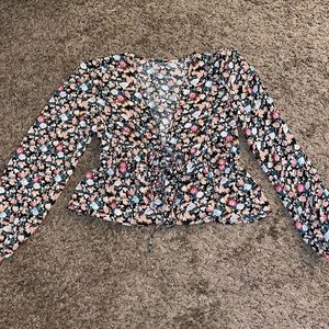 Shein, size S (4), floral top